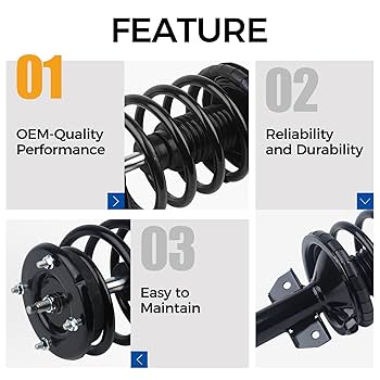 Amazon.com: PAROD Pair 172138 Front Complete Shock Absorber